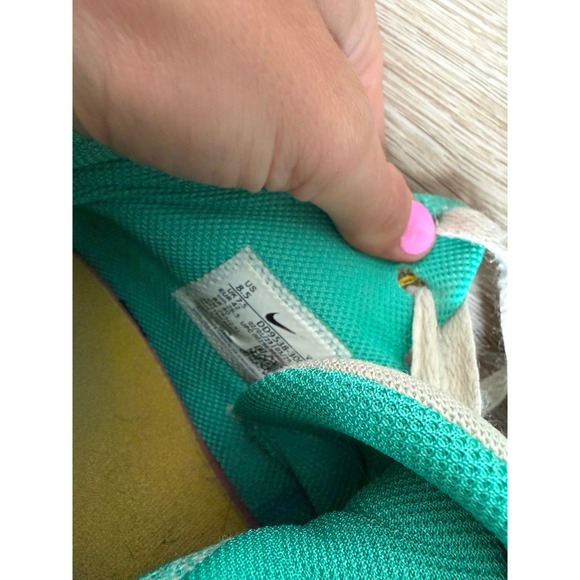 Nike KD14 Kevin Durant Basketball Shoes Teal Yellow Mens 8.5 main image 8